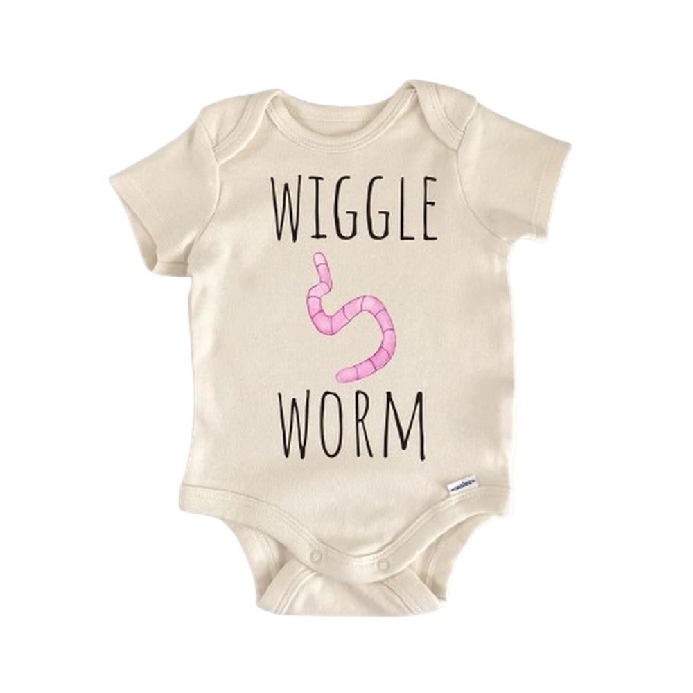 Wiggle Worm Fishing - Baby Boy Girl Clothes Infant Bodysuit Funny Cute Newborn-0