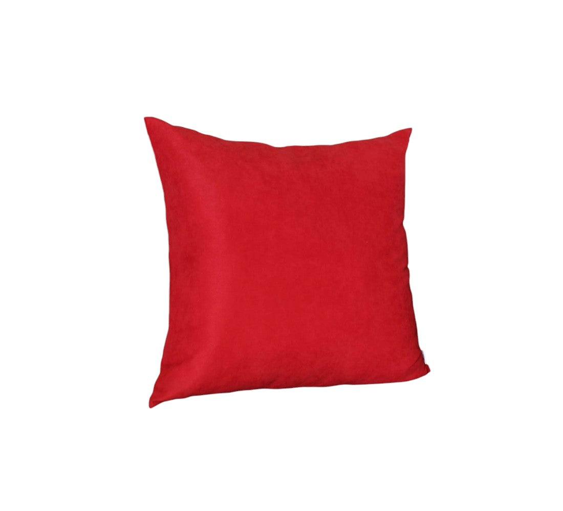 Set of Two 22" Red Throw Pillow Covers-2