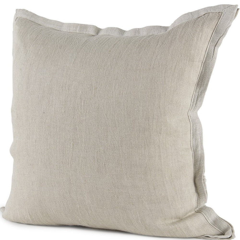 Cream Bordered Pillow Cover-7