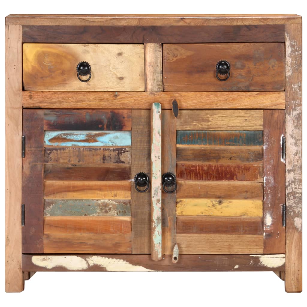 vidaXL Sideboard 27.6"x11.8"x26.8" Solid Reclaimed Wood-1