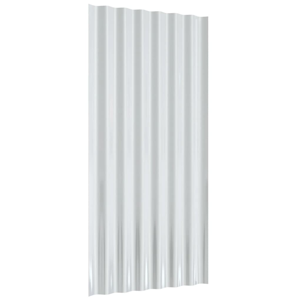 vidaXL Roof Panels Roofing Material Sheet Garage Sheds Powder-coated Steel-0