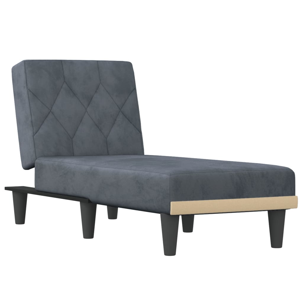 vidaXL Lounger Settee Lounge Sofa Chair Bed Seating for Living Room Velvet-4