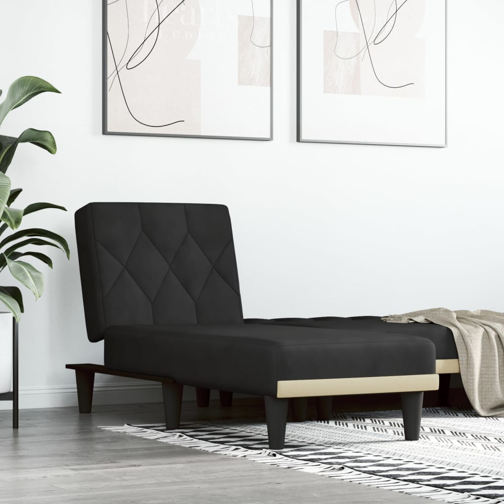 vidaXL Lounger Settee Lounge Sofa Chair Bed Seating for Living Room Velvet-2