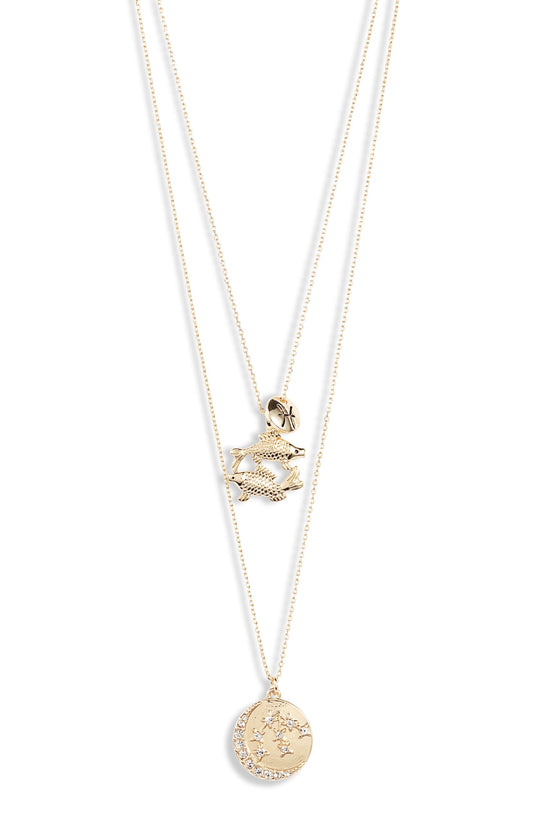 Astrological Charm Necklace - Pisces-0
