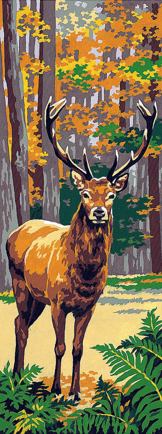 Needlepoint canvas for halfstitch without yarn Can.The Deer SE950.91 Seg De Paris Printed Tapestry Canvas-0