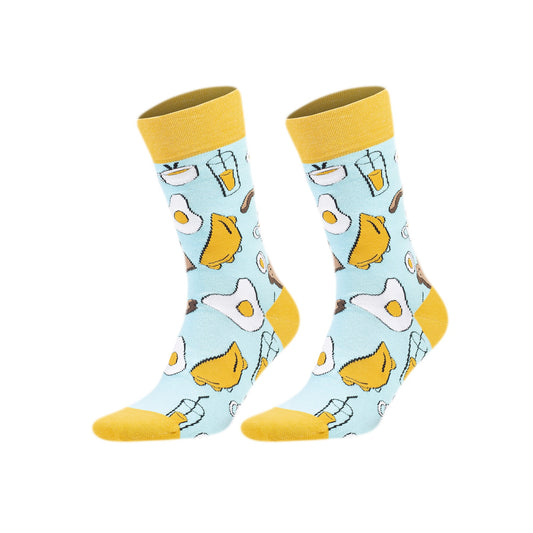 Colorful Casual Cotton Socks for Men and Women 1 Pair-0